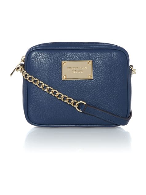 michael kors two color bag|michael kors navy blue crossbody.